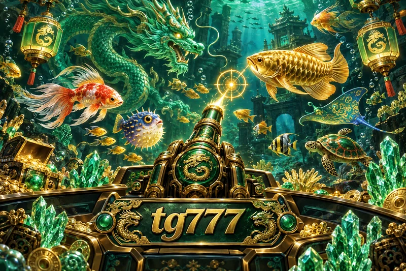 tg777 — orihinal na fishing casino game concept art sa emerald and antique gold