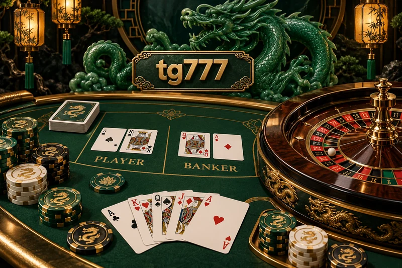 tg777 — orihinal na live casino game concept art sa emerald and antique gold